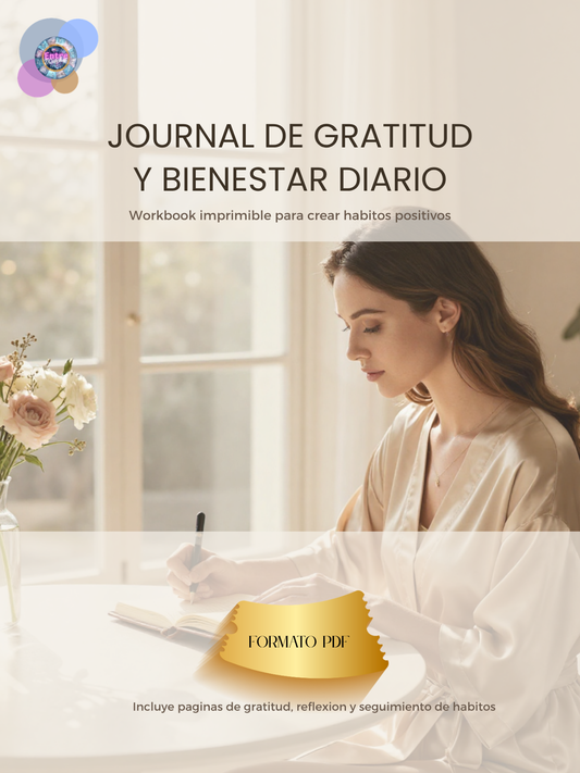 Journal de Gratitud y Bienestar Diario